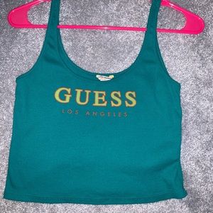 GUESS Cropped Tank Top